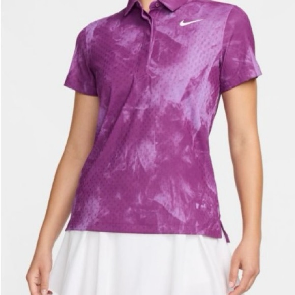 Women’s Nike Golf Victory Dri-Fit Print Polo Shirt Medium New With Tags MSRP $85 - Picture 4 of 4